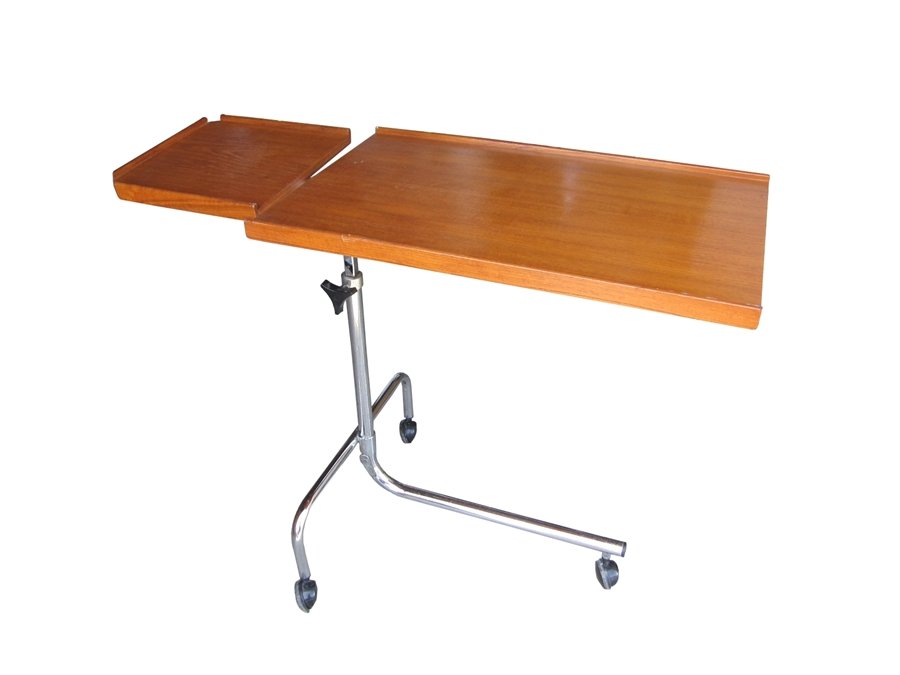 VINTAGE DANISH HEIGHT ADJUSTABLE WRITING READING TABLE (1 of 2)