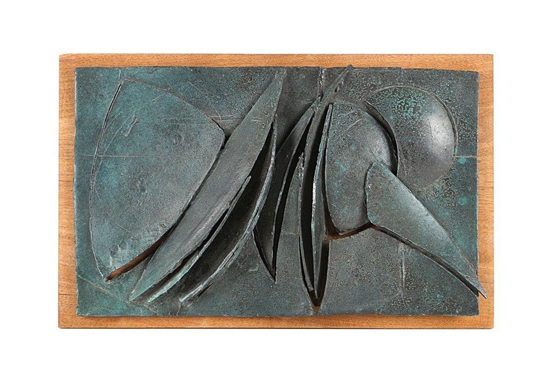 Brass Sculpture Signed Voss, Edition 2/7 (1 of 6)