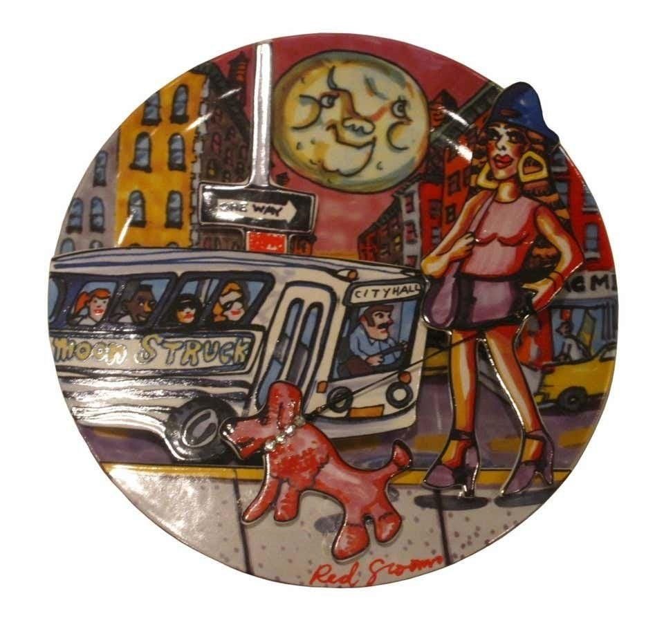 Red Grooms "Moonstruck" Limited Edition Plate (1 of 5)