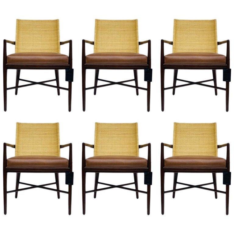 Set of 6 Hanover Arm Chairs by Palacek, New With Tags (1 of 20)