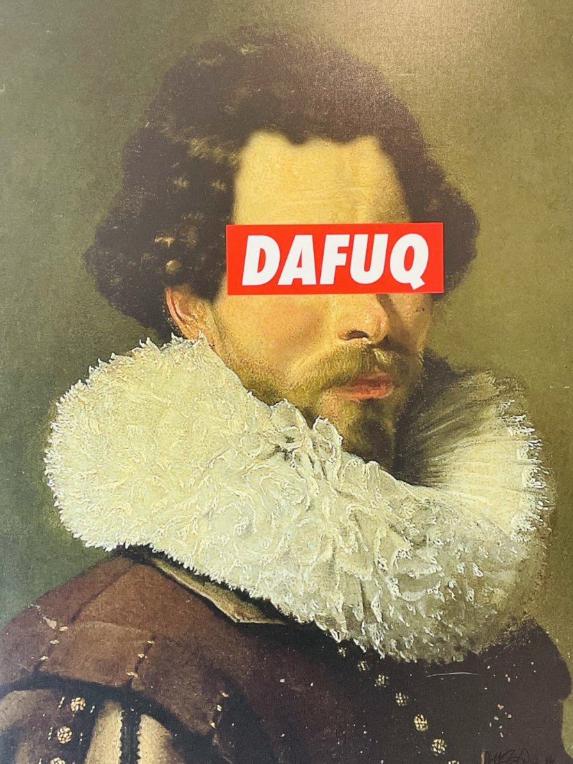 Tudor Style Glicee Portrait #1 of 10, signed & Dated: Large Tudor style portrait of a male figure. The piece is signed, dated and numbered (1/10) Measurements: 41.25 inches wide x 56 inches high x 2.25 inches deep All items are sold as is. The auction ho