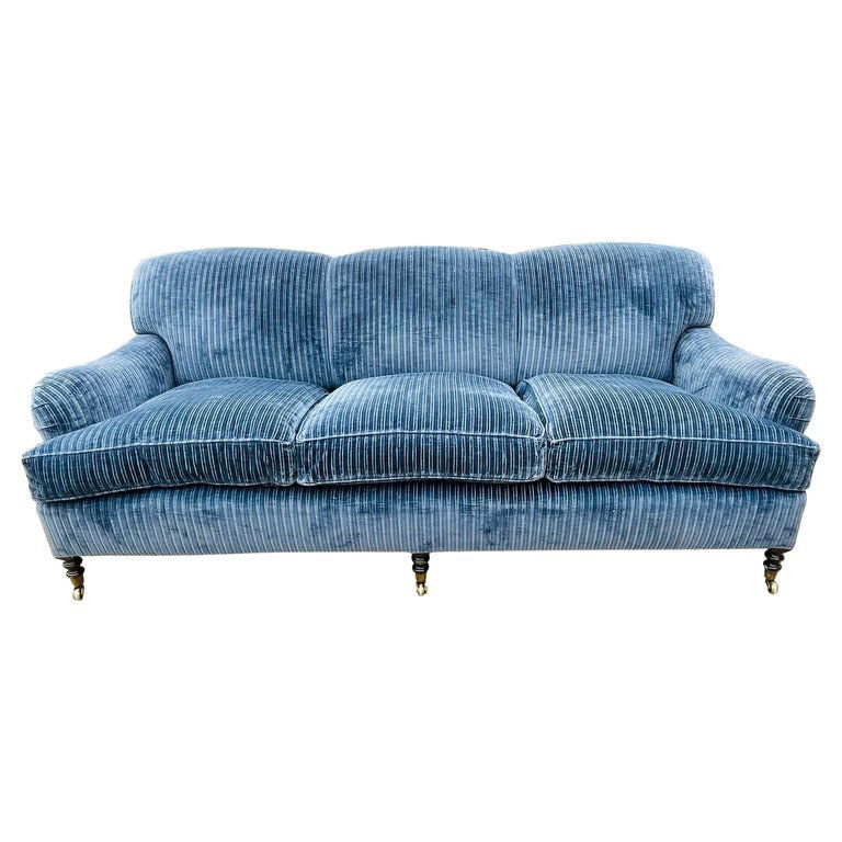 George Smith Signature Scroll Howard Arm 3-Seat Sofa (1 of 20)