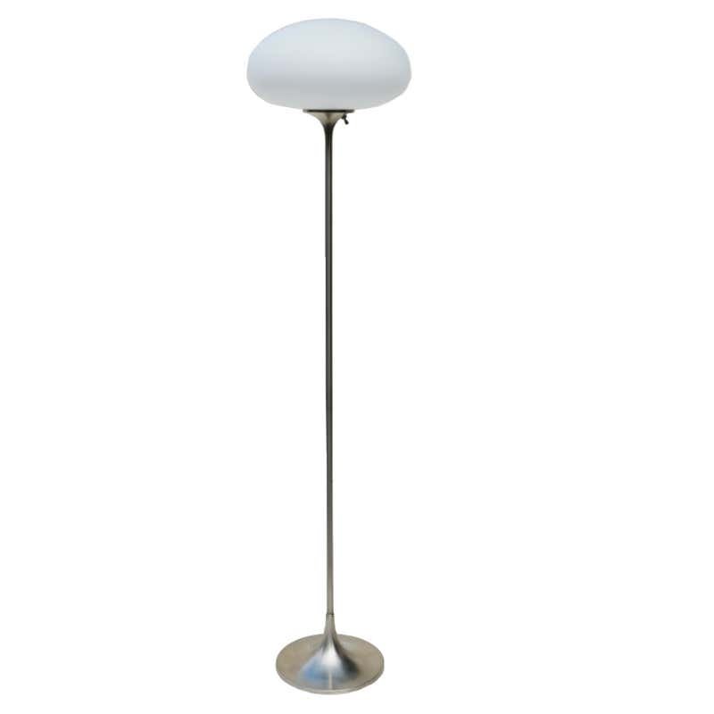 Laurel Mushroom Floor Lamp in Polished Nickel (1 of 10)