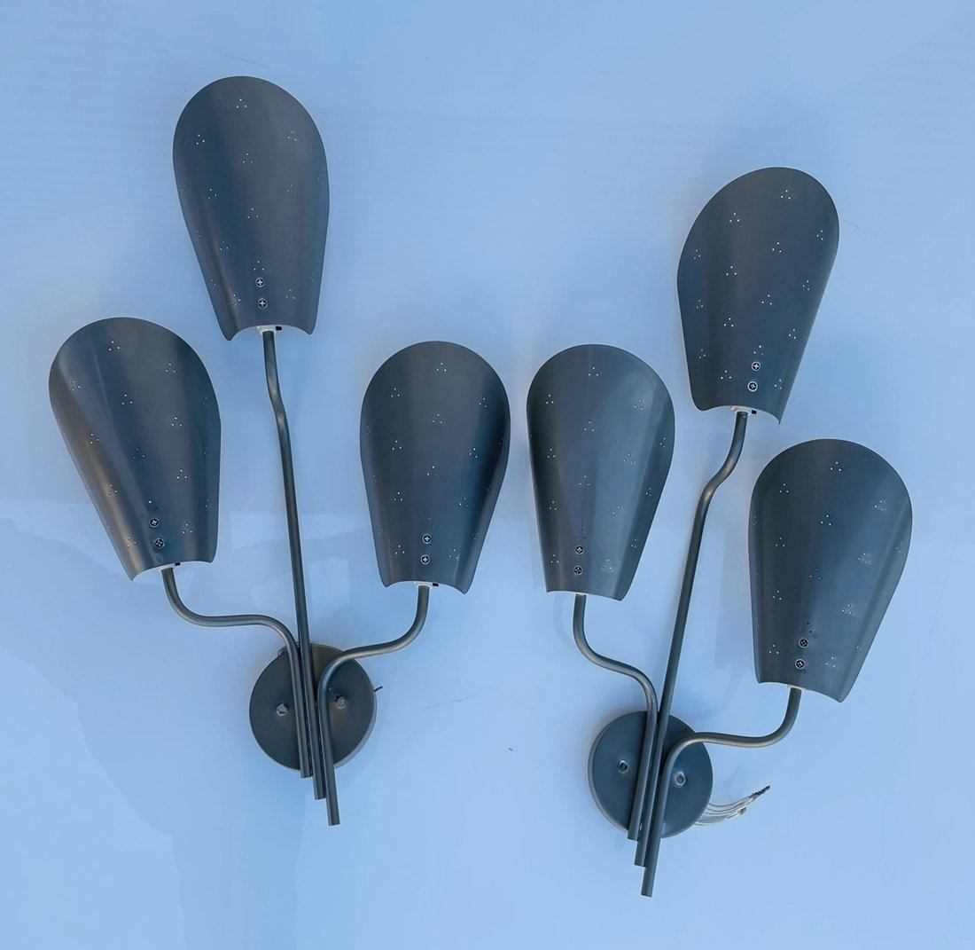 Pair of Wall Sconces by Paavo Tynell for Lightolier (1 of 13)