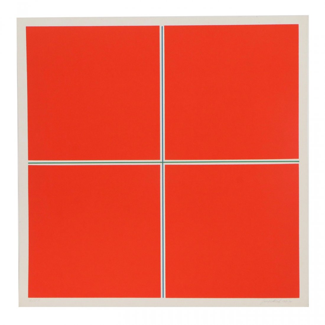 Jan Kubicek Abstract Geometric Serigraph (1 of 5)