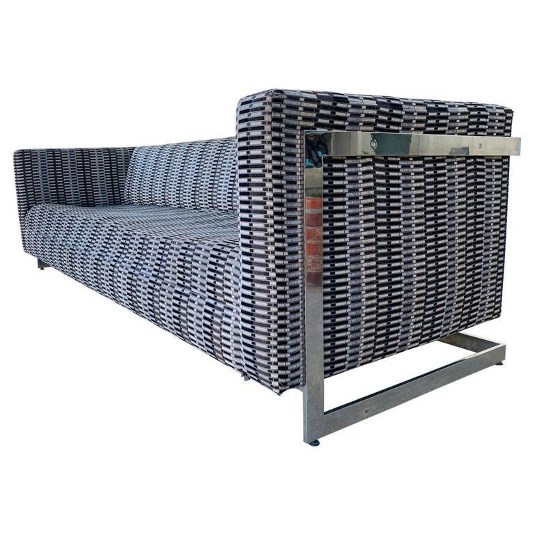 8.5 ft Sofa in the style of Milo Baughman (1 of 20)