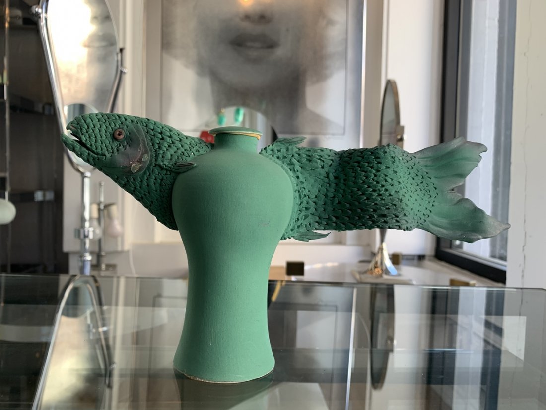 Ceramic Vessel by Nancy Yturriaga Adams, Spirit Fish, (1 of 13)