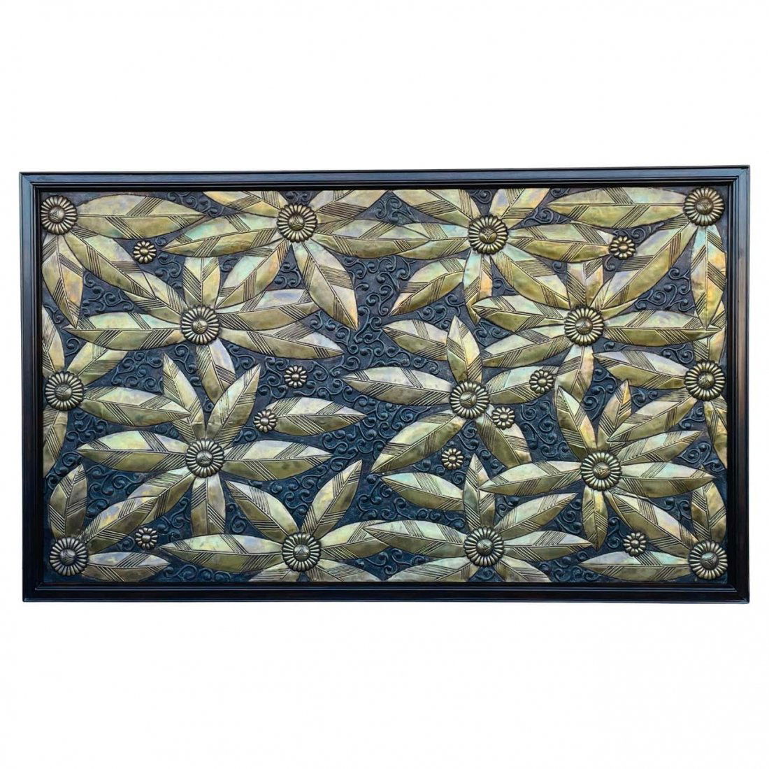 Stunning Wall Sculpture in Solid Brass by Maitland-Smit (1 of 15)
