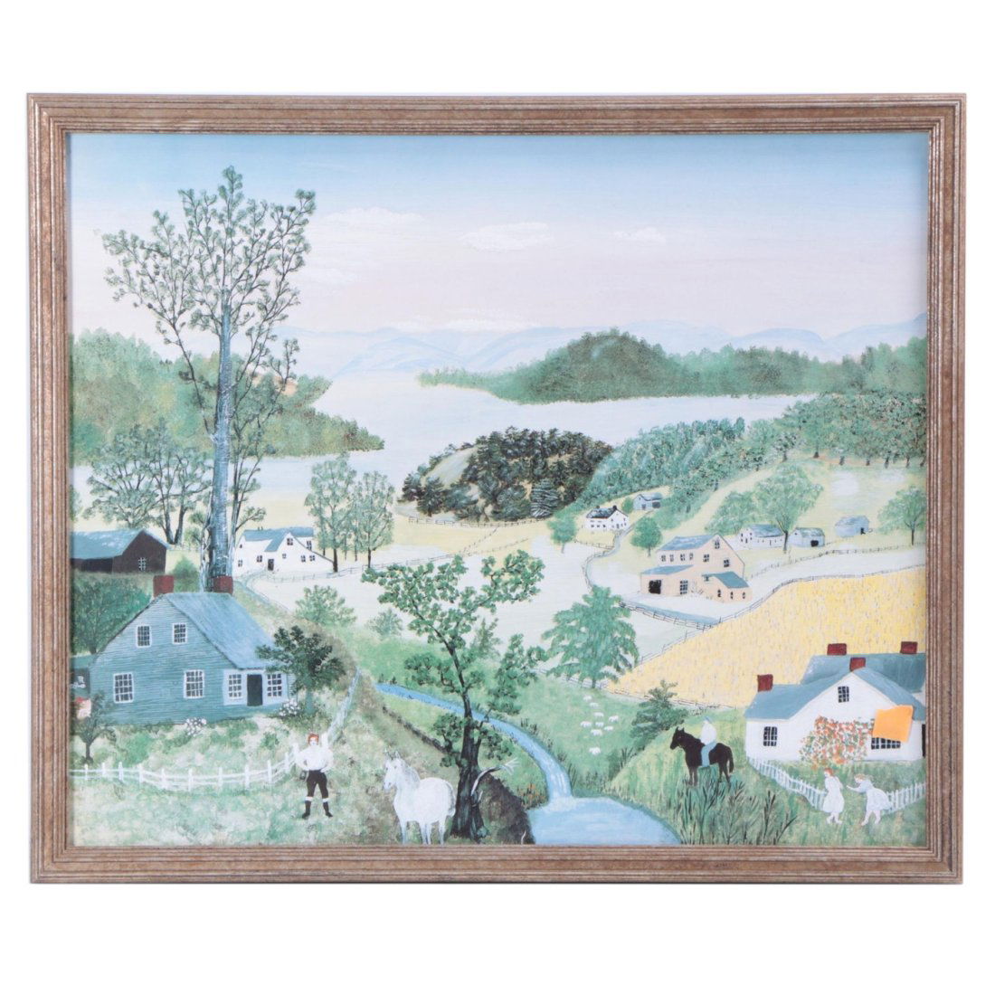 Offset lithograph After Grandma Moses A Beautiful World (1 of 8)