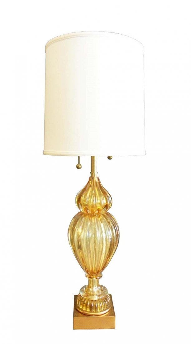 Murano Glass Lamp by Seguso for Marbro Lighting (1 of 4)