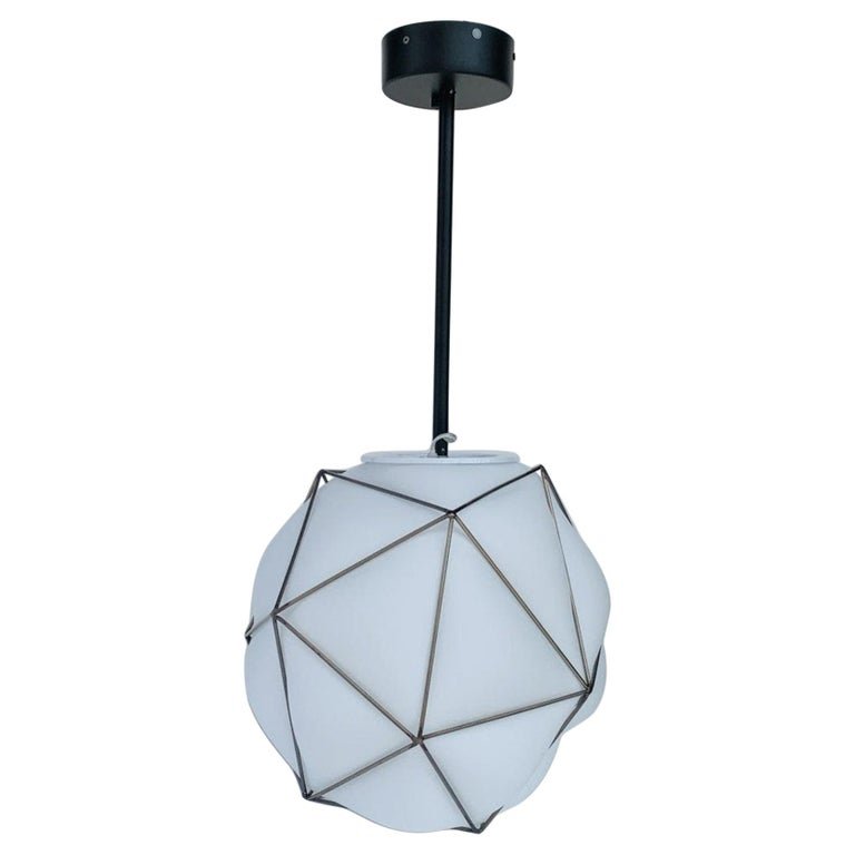 Semae Sospe Chandelier by Alberto Saagia 4 Vistosi: Designed by Alberto Saggia & Valerio Sommella and manufactured by Vistosi in Italy. This chandelier is new in the box and took it out of the box to photograph. Semai Pendant designed by Saggia and Som