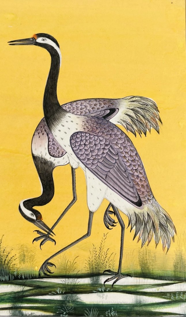 Asian Style Bird Artwork etching (1 of 10)