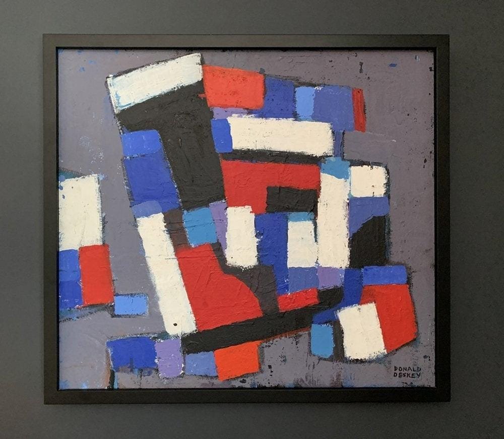 Large Painting by Donald Deskey (1 of 18)