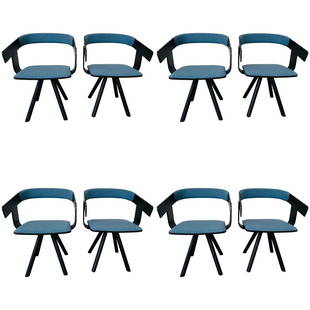 Set of 8 FLOAT Chairs by Buzzi Space From Ryan Seacrest: These chairs came out of the Ryan Seacrest entertainment studio in Beverly Hills, see link to the pieces displayed at the offices and the story of the designers who designed the