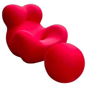 GAETANO PESCE: 'UP' CHAIR & OTTOMAN