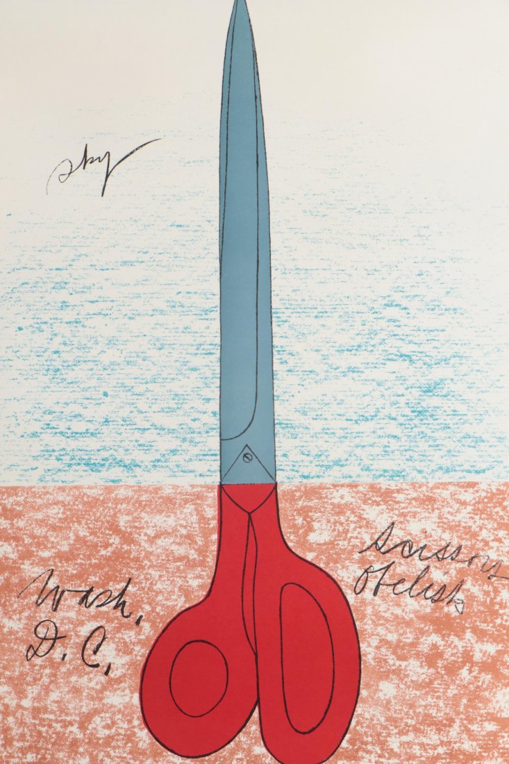 Lithograph After Claes Oldenburg -Scissors as Monument- (1 of 7)