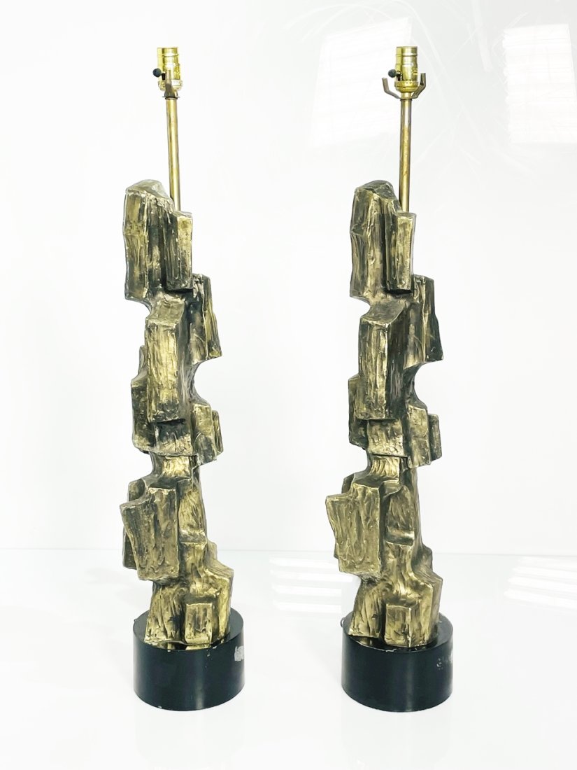 Brutalist Table Lamps by Maurizio Tempestini for Laurel Lighting (1 of 18)