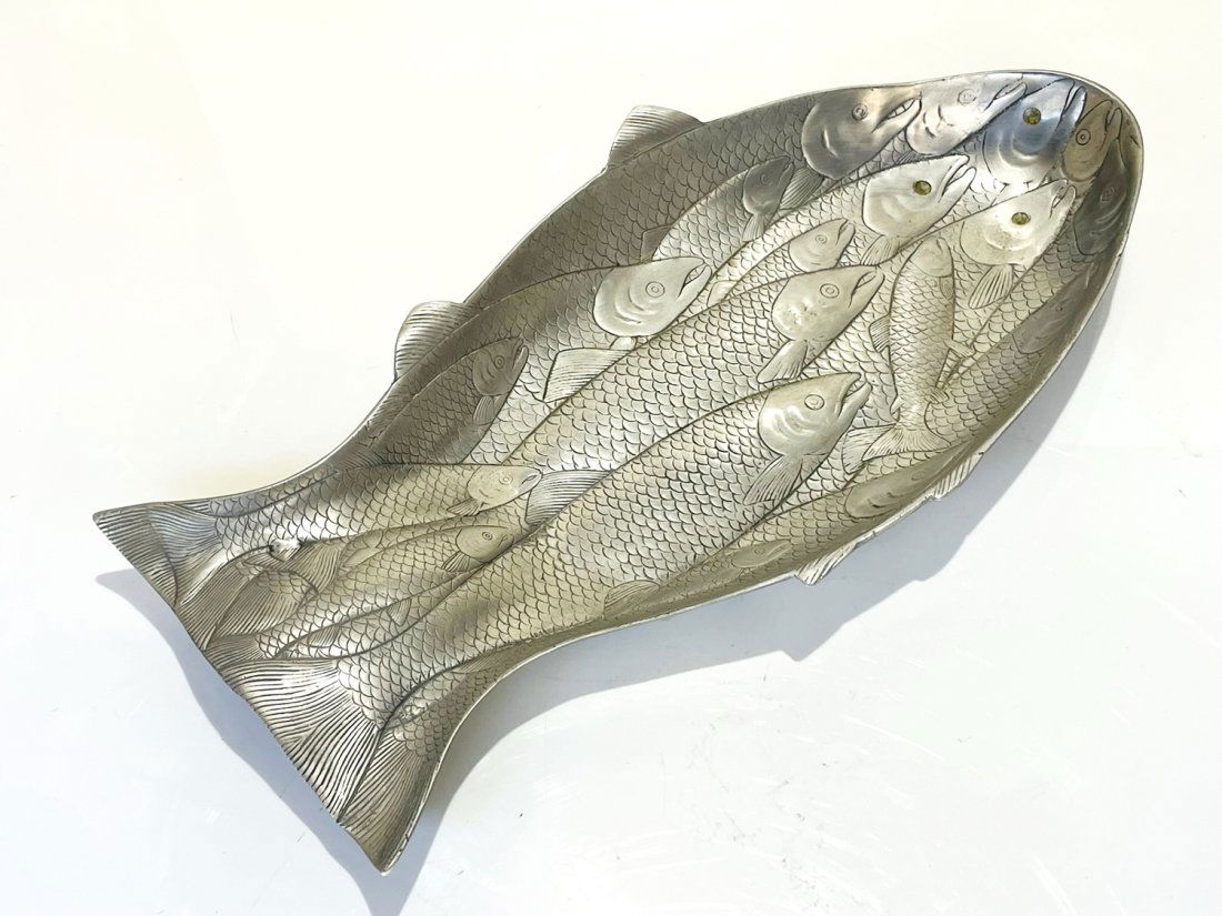 School of Fish- Serving Tray by Arthur Court. (1 of 12)