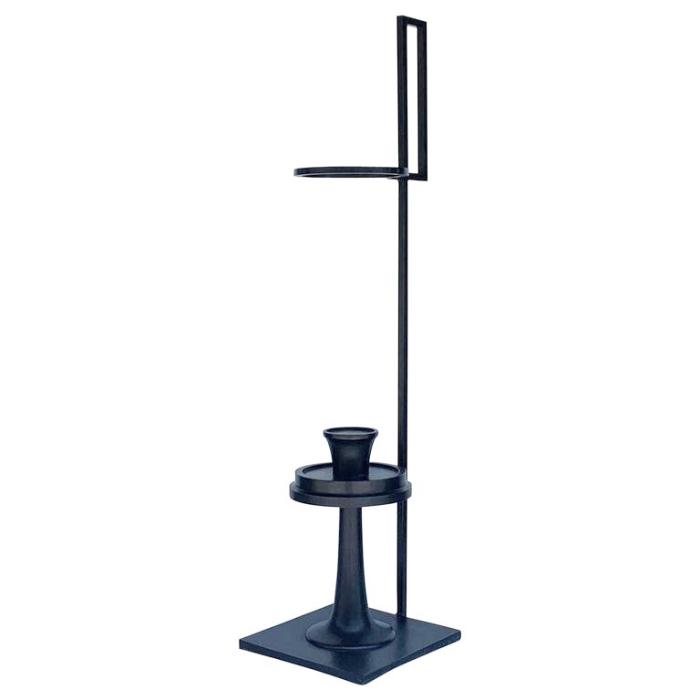 Bronze Candle Holder by Alexander Lamont, 30" tall (1 of 14)