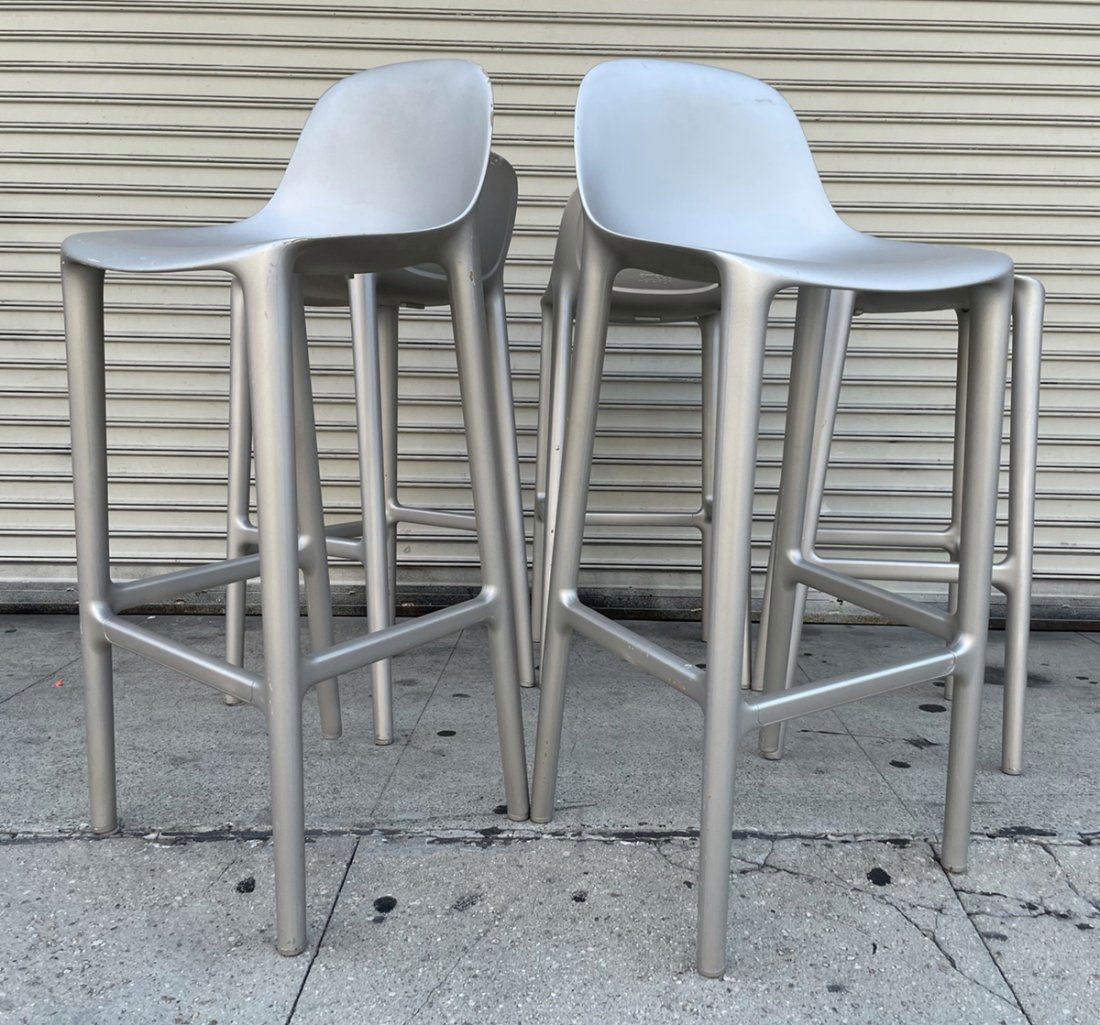 Set of 5 Broom Barstools by Philippe Starck for Emeco (1 of 13)