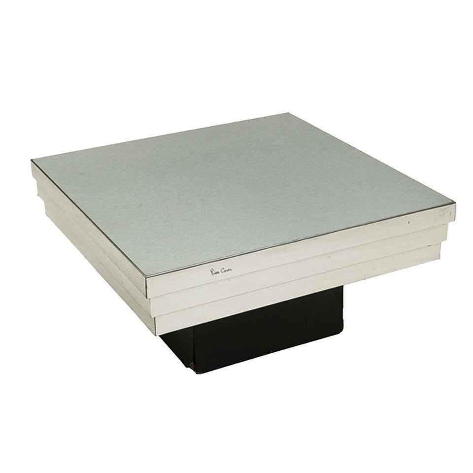 Pierre Cardin Coffee Table w/ a Graduated Aluminum Top (1 of 9)