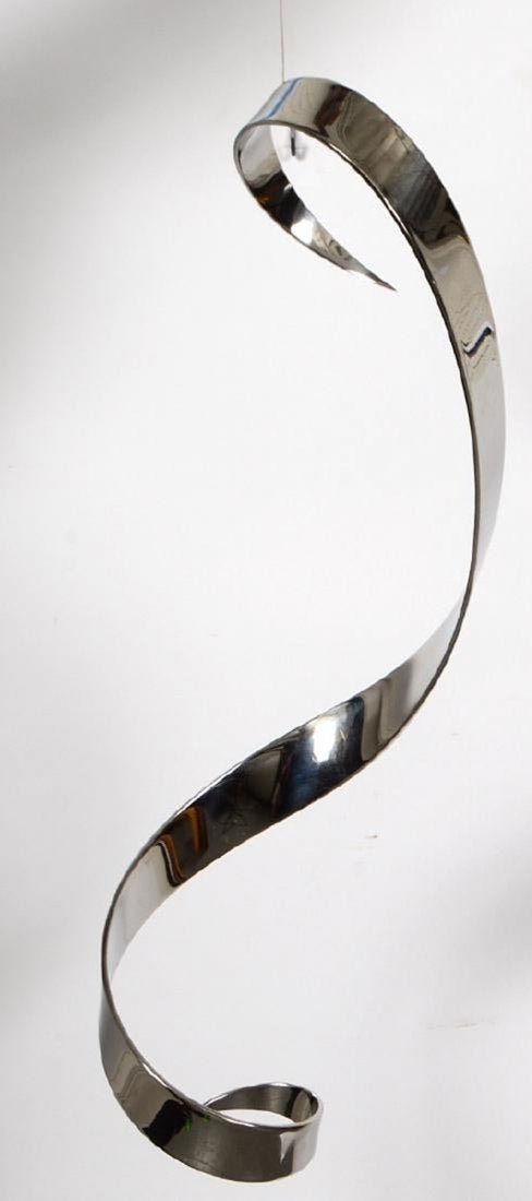 Stainless Steel "Ribbon" Sculpture by E. David Hershler (1 of 4)