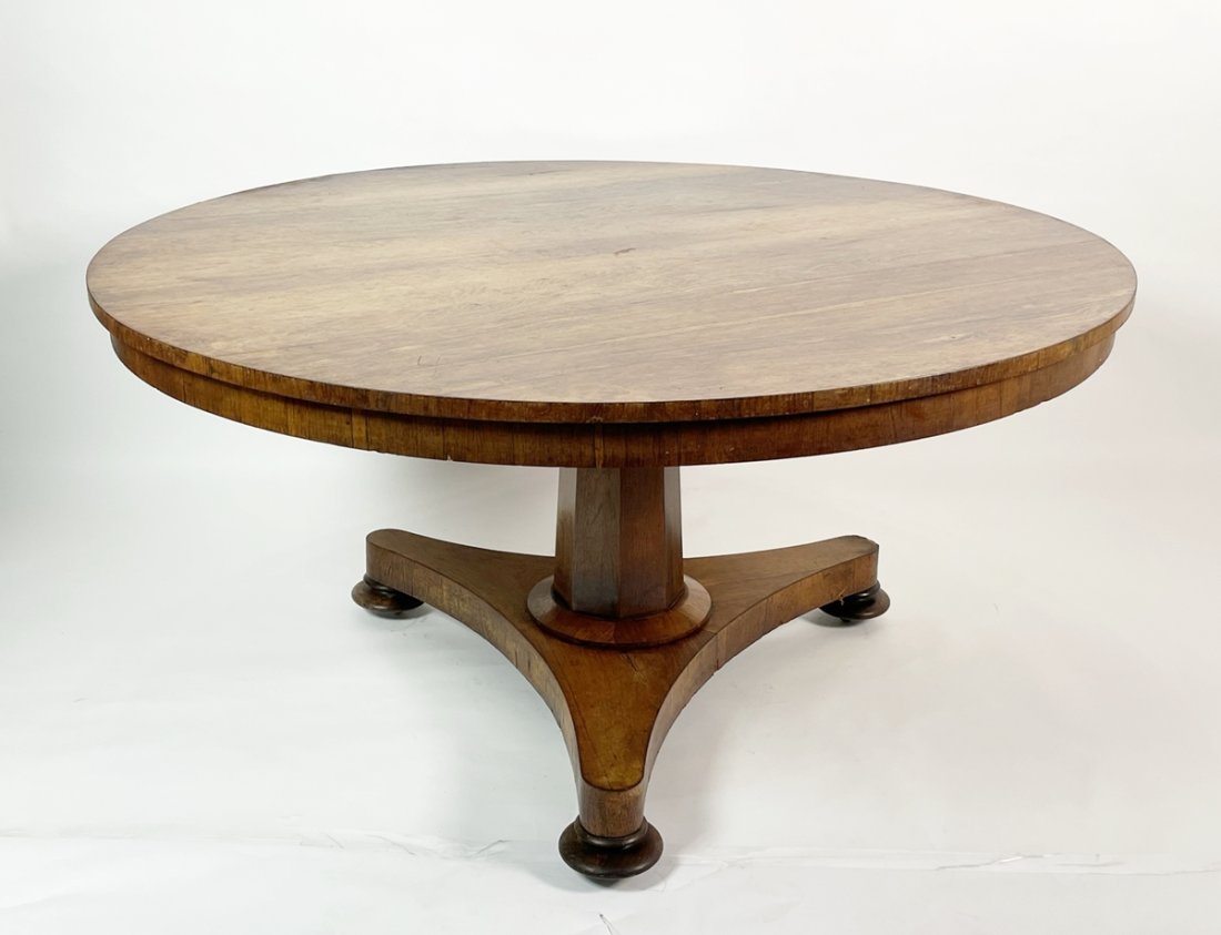 Antique Round Pedestal Table (1 of 20)