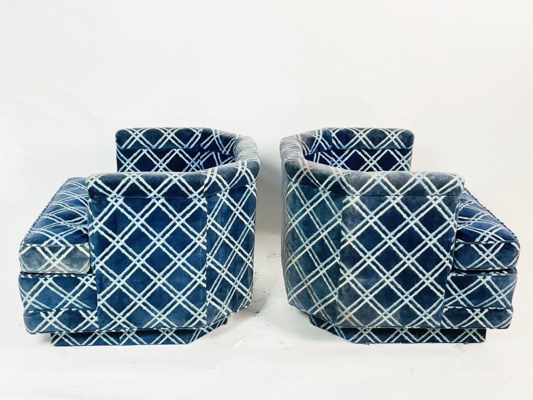 Pair of Vintage Club Chairs by Marge Carson (1 of 12)