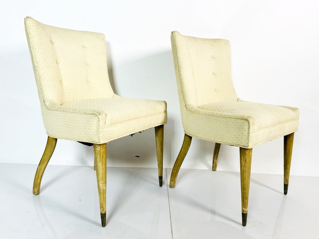 Pair of Vintage Chairs with Sculptural Lines (1 of 10)