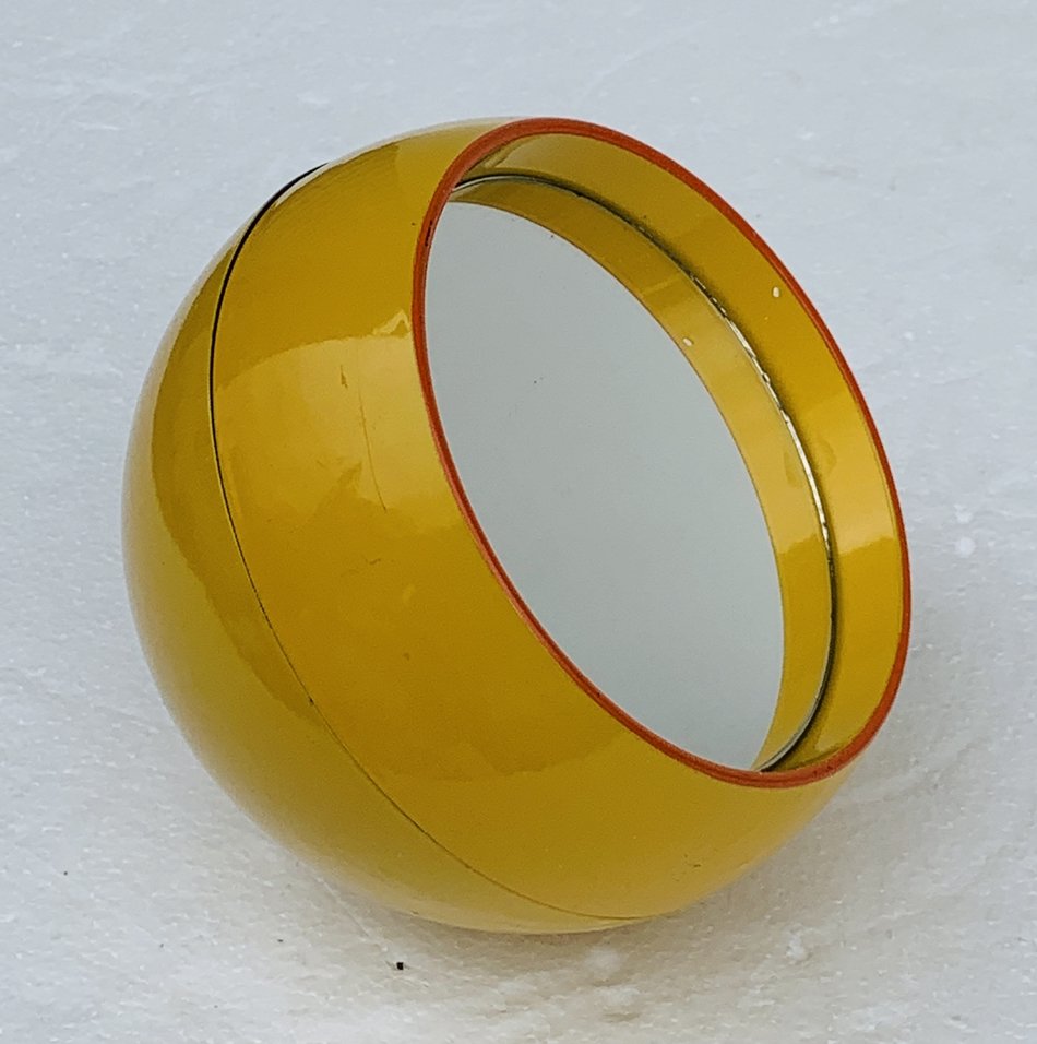 Vintage Melamine Dome Vanity With storage (1 of 9)