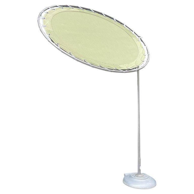 Vintage Case Study Umbrella With A Vintage Tuuci Base With Wheels