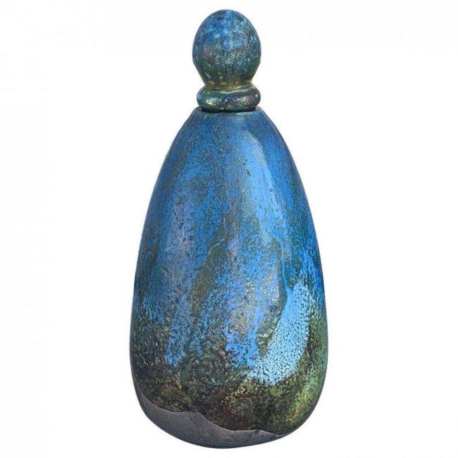 Ceramic Vessel with Lid by Haggerty of Santa Barbara (1 of 7)