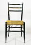 Ladder Back Accent Chair In The Style Of Gio Ponti, Made in Italy