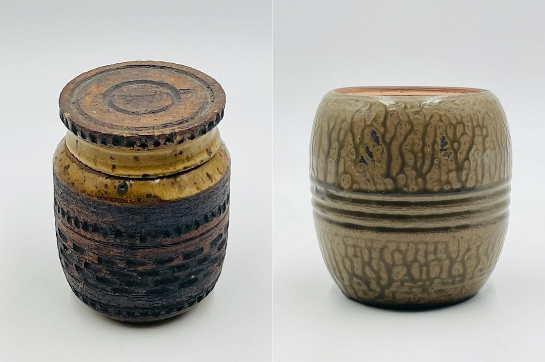 Pair of Studio Pottery Vessels, Both Signed (1 of 20)