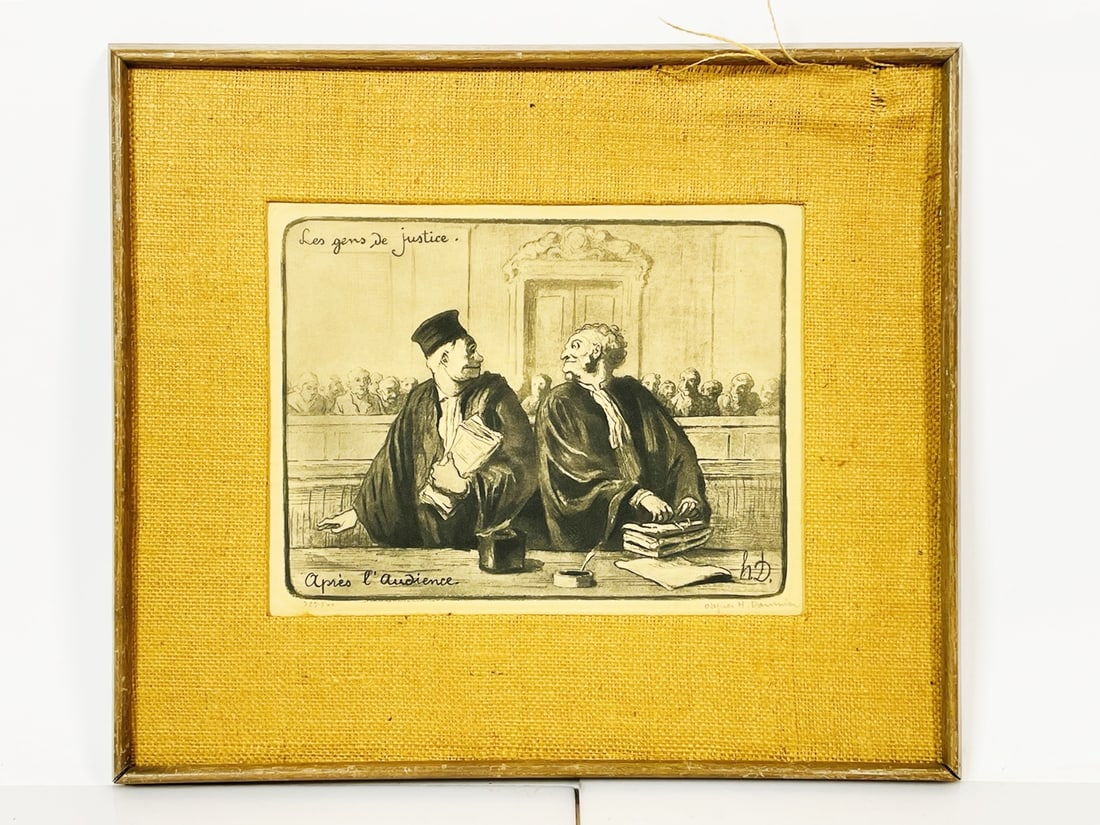 Honore Daumier, Les Gens De Justice, Apres L' Audience (1 of 8)