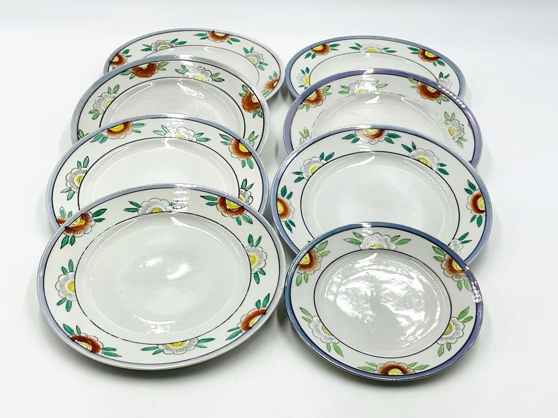 Vintage Art Deco Luster Plates1920s-30s HP (1 of 11)