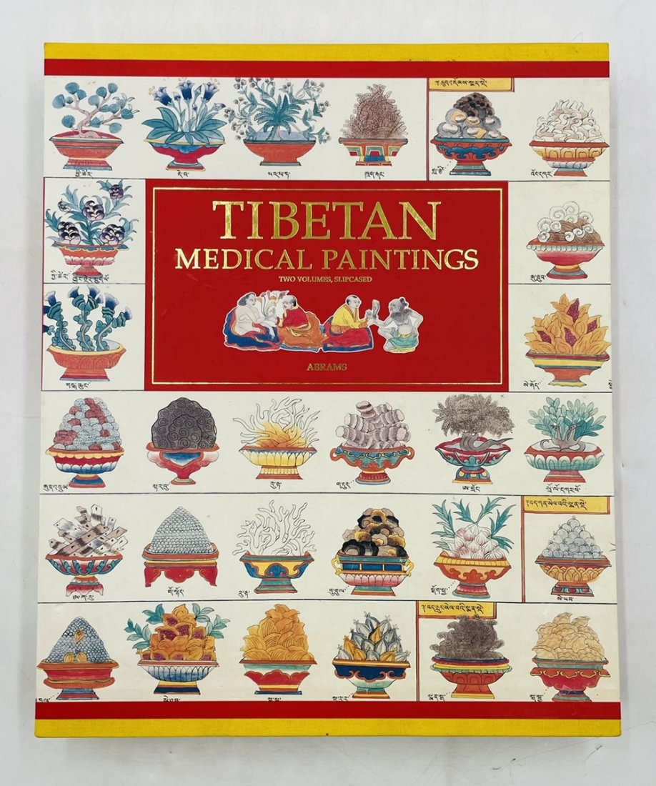 Tibetan Medical Paintings Blue Beryl Buddhist Medicine Thankas, PLATES (1 of 9)