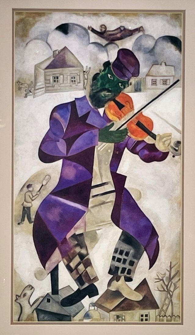 Green Violinist Print after Marc Chagall (1 of 9)
