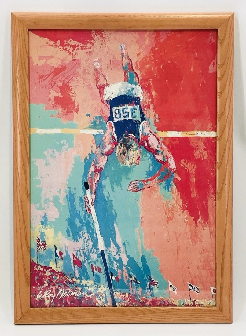 LeRoy Neiman, Pole Vaulter, Poster: Artist: LeRoy Neiman. Title: LeRoy Neiman, Pole Vaulter, Poster. Year: 1979. Medium: Poster. Measurements:25 5/8 inches high x 18 inches wide x .75 inches deep/projection from the wall. All items are 