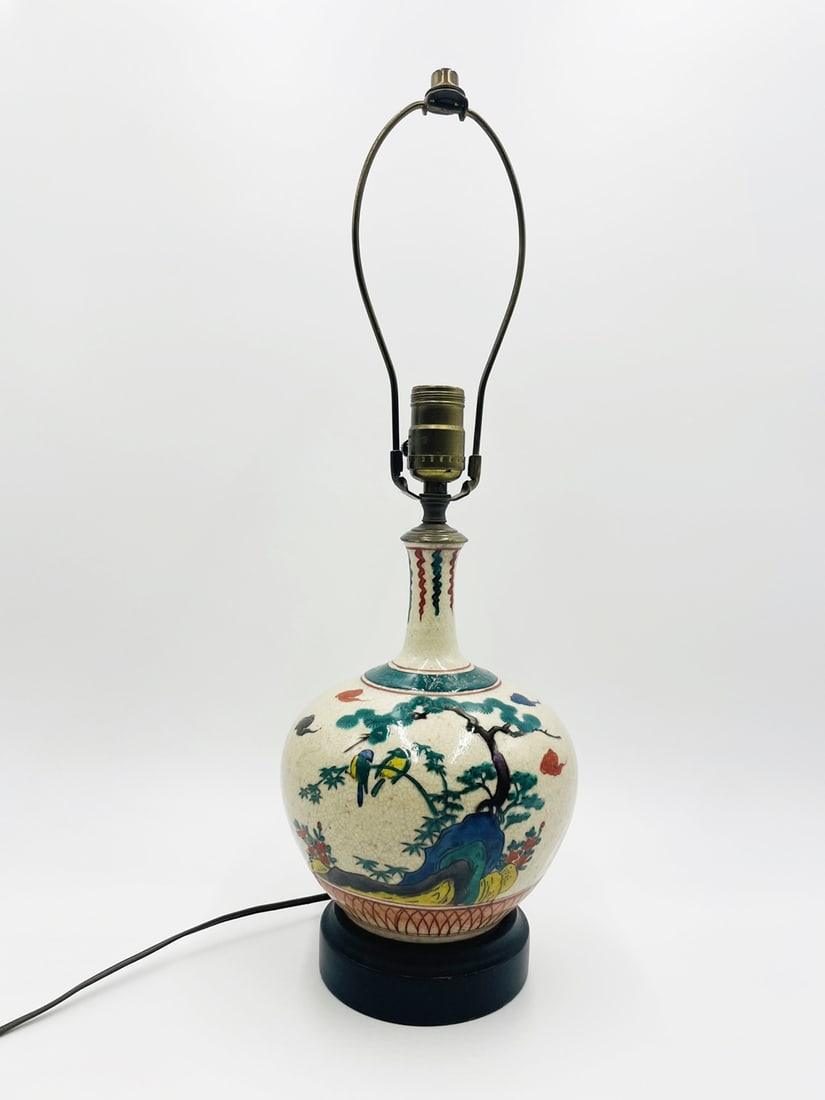 Vintage Hand-Painted Table Lamp (1 of 16)