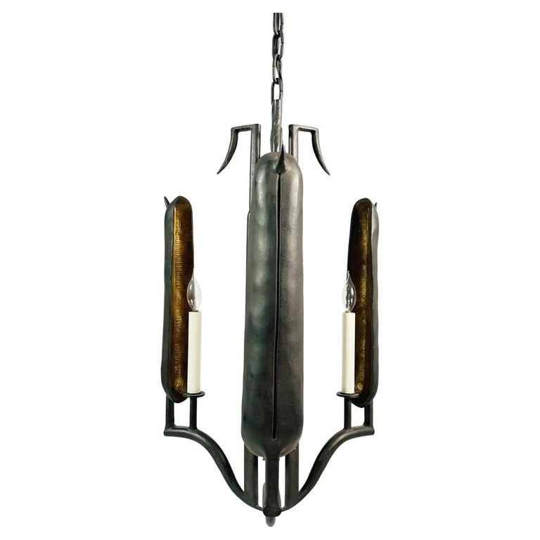 Paul Ferrante FEATHER Chandelier from the Sylvester Stallone Beverly Park Home (1 of 16)
