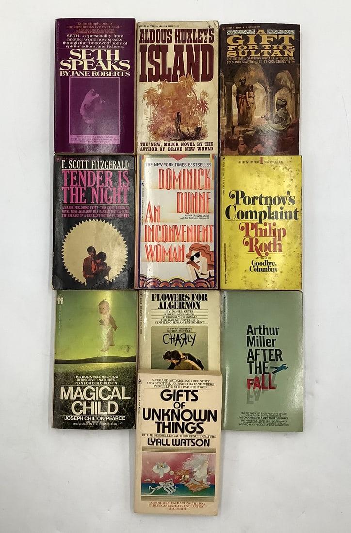 10 books, Jane Roberts, Aldous Huxley, Olga Stringfellow, F. Scott Fitzgerald and More (1 of 5)