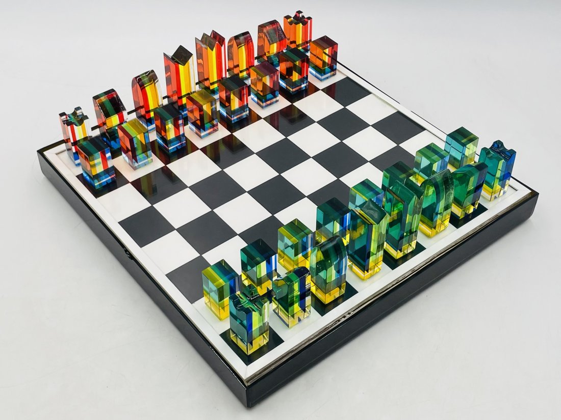 Lucite Chess Set by Charles Hollis Jones (1 of 20)