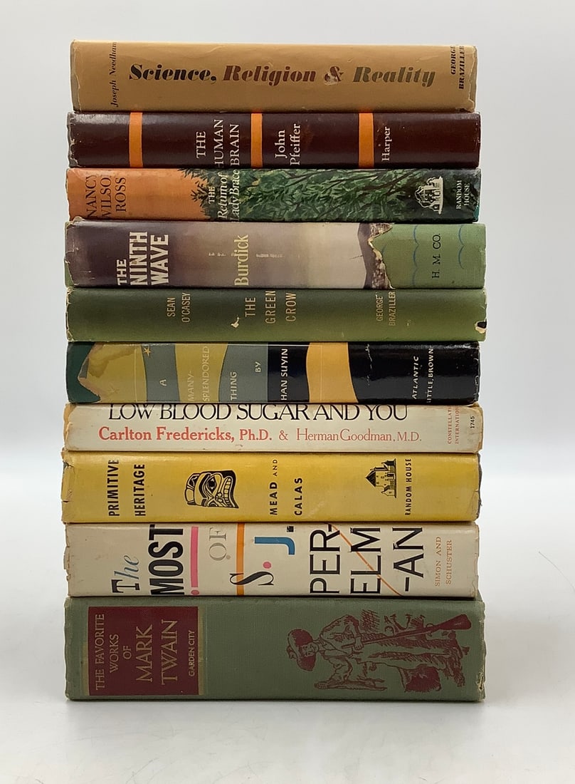 10 Books Including, The Favorite Works of Mark Twain, The Ninth Wave, The Green Crow & More (1 of 8)