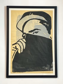 Limited Edition Art Piece by Ryan Graeff, Titled -Bandit- Number 11/20 Hand Signed