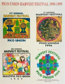 1995-1999 Pico-Union Harvest Festival Poster