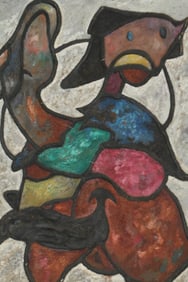 Mixed Media Painting by Charles Melohs (American 1908-1982)