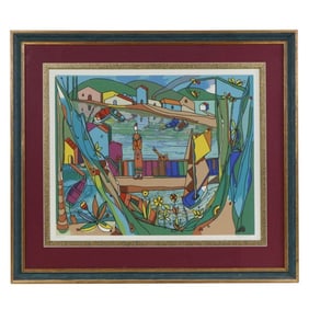 Limited Edition Serigraph by Jose M. Mijares (Cuban 1922-2004) Signed & Numbered