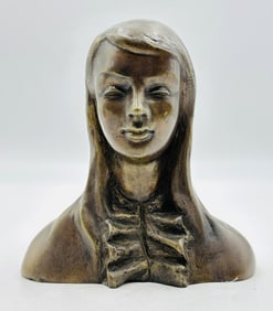 Bronze Sculpture by Victor Salmones (Mexico 1937-1989) Signed & Number 6/10