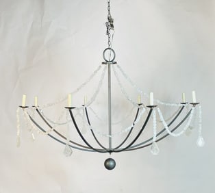 Crystal Drape Chandelier by Low Country